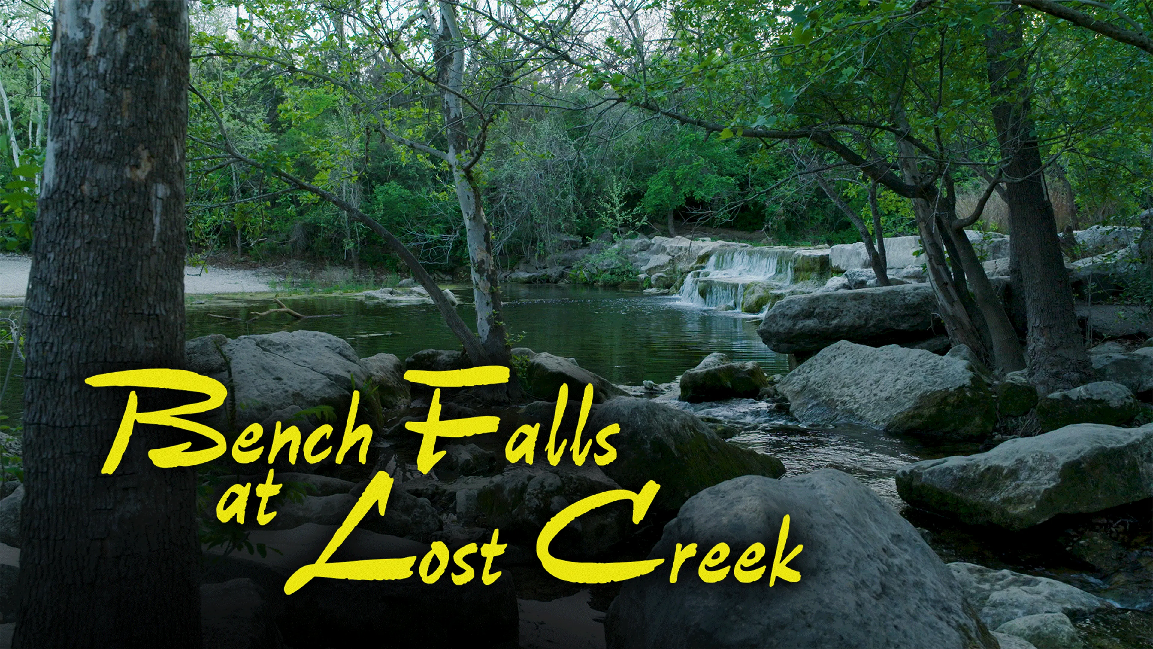 Bench Falls at Lost Creek poster